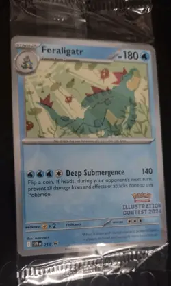 Pokemon TCG Feraligatr Pikachu Toxtricity GX GameStop 3 Promo Cards New Sealed - Image 1