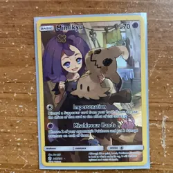 Pokemon Card - Mimikyu (Secret) Cosmic Eclipse 245/236 Secret Rare Holo NM - Image 1