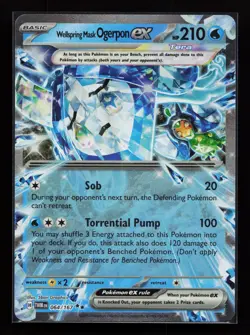 Wellspring Mask Ogerpon ex 064/167 SV06: Twilight Masquerade Pokemon Card - Image 1