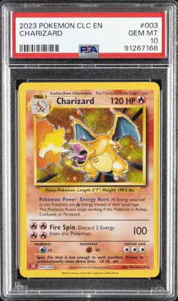 2023 POKEMON CLC-TRADING CARD GAME CLASSIC #003 CHARIZARD PSA 10 - Image 1