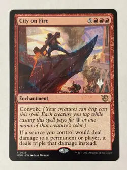 City on Fire (Promo Pack) - MTG - LP Magic - Image 1