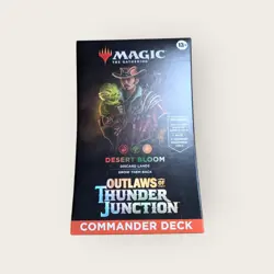 Magic The Gathering Outlaws of Thunder Junction Commander Deck Desert Bloom NEW - Image 1