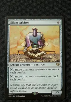 MTG - Silent Arbiter - Commander Masters - Near Mint Rare CMM #972 Non Foil - Image 1