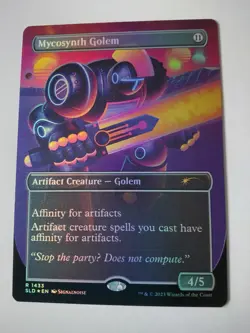MTG Mycosynth Golem FOIL - SLD 1433 - LP Condition - Image 1