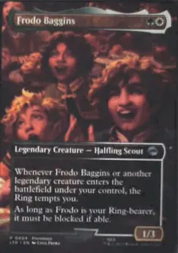 Frodo Baggins (Borderless): #404, Magic: The Gathering Nm R232 - Image 1