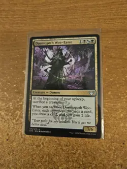 MAGIC THE GATHERING STRIXHAVEN: SCHOOL OF MAGES DAEMOGOTH WOE-EATER LIGHT PLAYED - Image 1