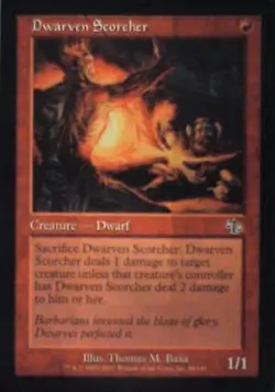 Dwarven Scorcher - Judgment: #86, Magic: The Gathering Nm R228 - Image 1