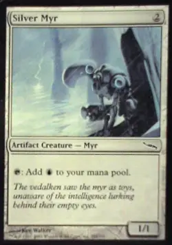 Silver Myr - Mirrodin: #241, Magic: The Gathering Nm R228 - Image 1