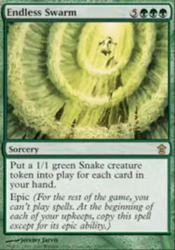 1x Endless Swarm Heavy Play MTG Magic - Kid Icarus - - Image 1