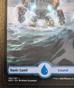 Island (Full Art) 280/287 BRO Land The Brothers' War Magic: The Gathering - Image 4