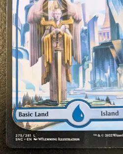 Island (Full Art) 275/281 SNC Land Streets Of New Capenna Magic: The Gathering - Image 4