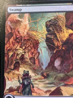 Swamp (Autumn Full Art) 0272 BLB Land Bloomburrow Magic: The Gathering - Image 2