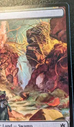 Swamp (Autumn Full Art) 0272 BLB Land Bloomburrow Magic: The Gathering - Image 3