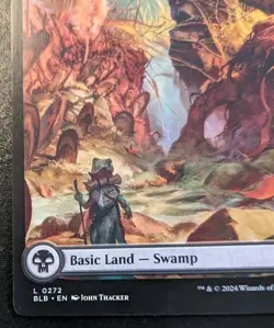Swamp (Autumn Full Art) 0272 BLB Land Bloomburrow Magic: The Gathering - Image 4