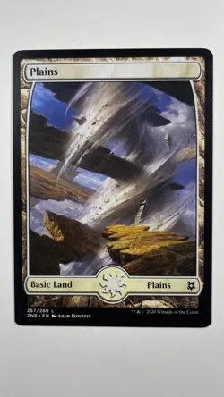 MTG Zendikar Rising Plains 267 Full Art 267/280 Magic the Gathering - Image 1