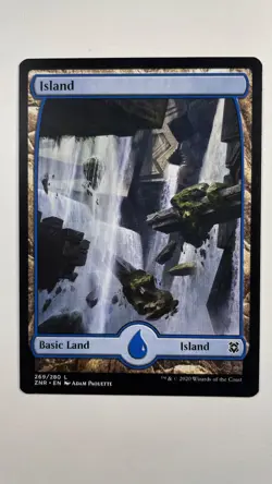 MTG Zendikar Rising Island 269 Full Art 269/280 Magic the Gathering - Image 1