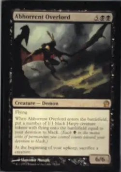 Abhorrent Overlord - Theros: #75, Magic: The Gathering Nm R224 - Image 1