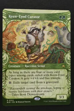 Magic The Gathering: Keen-Eyed Curator - BLB - Rare Showcase - NM Unplayed - MTG - Image 1