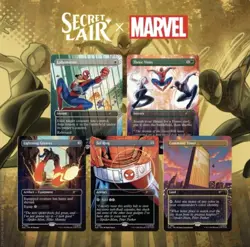 MTG Secret Lair x Marvel's Spider-Man: Heroic Deeds NON-FOIL Edition PRESALE - Image 1