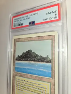 1994 MTG REVISED TROPICAL ISLAND PSA 8 - Image 3