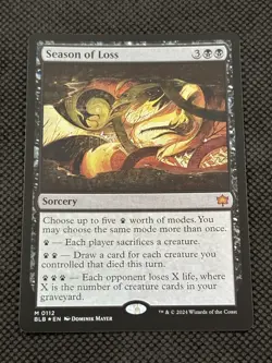 Season of Loss #112 Foil Mythic Bloomburrow NM Magic The Gathering - Image 1