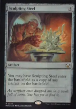 Sculpting Steel - Commander: March of the Machine: #374, MTG Nm R212 - Image 1
