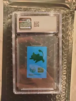 cgc 9 - rattata pokemon amada menko #220 adv. gen. 2004 - pop 1, top pop - Image 2