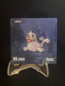 Pokemon Eif origin Gameboy Lenticular Seel/dewgong #DD - Image 1