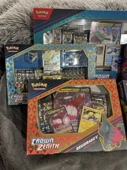 Pokemon TCG - Huge 4 Box Crown Zenith Lot (44 Total Packs) - Sealed / New In Box - Image 2