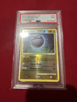 2008 POKEMON DIAMOND & PEARL STORMFRONT #SH3 VOLTORB-REVERSE FOIL PSA 9 pop 59 - Image 1