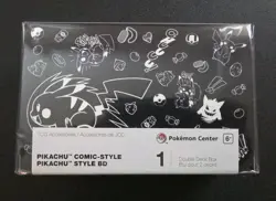 Pokemon Center Pikachu Comic-Style Double Deck Box SEALED - Image 1