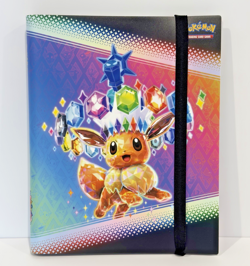 Pokemon Prismatic Evolutions Eevee Binder Collection 9 Pocket BINDER ONLY 396 - Image 1