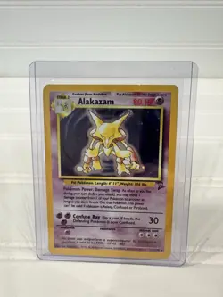 ✨ Pokemon TCG Alakazam Holo Rare Base Set 1/130- Vintage WOTC 1999 - HP 80 - Image 1