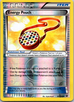 Pokemon XY Fates Collide Energy Pouch 97/124 Reverse Holo Near Mint NM - Image 1