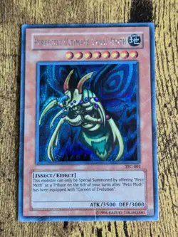 Yugioh Perfectly Ultimate Great Moth TSC-001 Secret Rare MP - Image 1