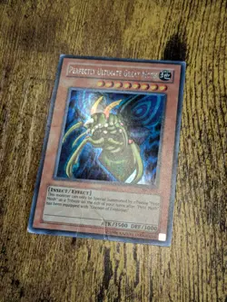 Yugioh Perfectly Ultimate Great Moth TSC-001 Secret Rare MP - Image 2