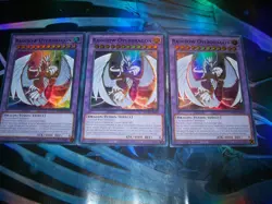3x Rainbow Overdragon 1st Edition Super Rare SDCB-EN043 Yu-Gi-Oh! - Image 1