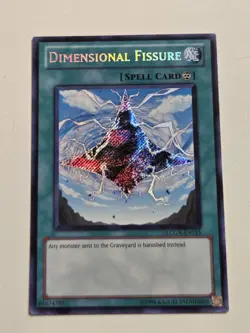 Dimensional Fissure LCGX-EN215 Secret Rare Yugioh Unlimited Edition Mint - Image 1