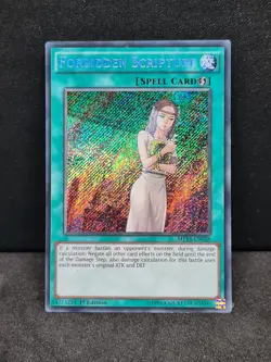 Yugioh - Forbidden Scripture MP15-EN038 Secret Rare 1st Edition LP - Image 1