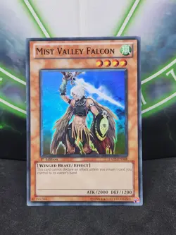 Yugioh Mist Valley Falcon HA02-EN048 Super Rare 1st Edition NM - Image 1