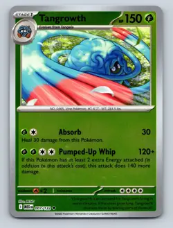 Tangrowth Reverse Holo Mega Evolution #007/132 Pokemon Card - Image 1