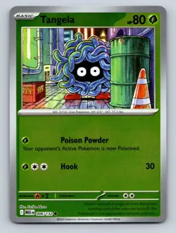 Tangela Reverse Holo Mega Evolution #006/132 Pokemon Card - Image 1