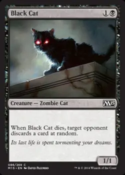 Black Cat x1 NM Magic the Gathering 1x Magic 2015 mtg card - Image 1