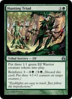 Hunting Triad x1 NM Magic the Gathering 1x Morningtide mtg card - Image 1