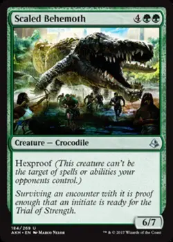 Scaled Behemoth x1 NM Magic the Gathering 1x Amonkhet mtg card - Image 1