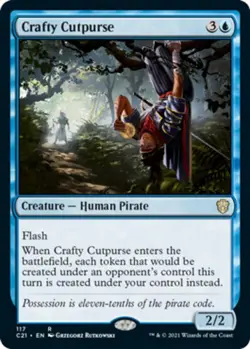 Crafty Cutpurse x1 NM Magic the Gathering 1x Commander 2021 mtg card - Image 1