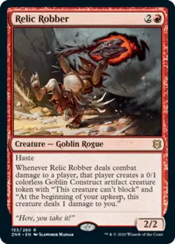 Relic Robber - Foil x1 NM Magic the Gathering 1x Zendikar Rising mtg card - Image 1