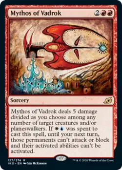 Mythos of Vadrok - Foil x1 NM Magic the Gathering 1x Ikoria mtg card - Image 1