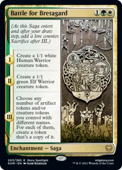 Battle for Bretagard - Foil x1 NM Magic the Gathering 1x Kaldheim mtg card - Image 1
