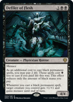 Defiler of Flesh - Foil x1 NM Magic the Gathering 1x Dominaria United mtg card - Image 1